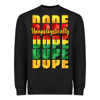 Black unapologetically dope cowgirl Heavyweight Sweatshirt - CowGirlArtShop