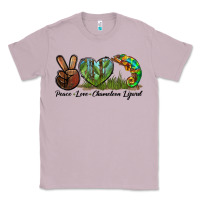 Lilac Peace Love Chameleon Lizard Classic Tee - LillyAllenDesigns