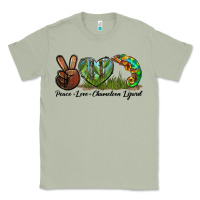 Matcha Peace Love Chameleon Lizard Classic Tee - LillyAllenDesigns