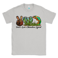 Moon Dust Peace Love Chameleon Lizard Classic Tee - LillyAllenDesigns