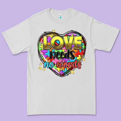Love Needs No Words Premium Tee Designed By Nancycooperartshop