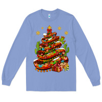 Christmas Feliz Navidad Sombrero Tree Long Sleeve Tee | Teevron