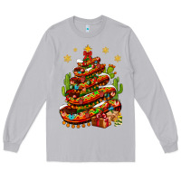 Moon Dust Christmas Feliz Navidad sombrero tree Long Sleeve Tee - NancyCooperArtShop