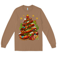 Toasted Coconut Christmas Feliz Navidad sombrero tree Long Sleeve Tee - NancyCooperArtShop
