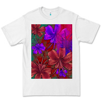 White floral pattern Premium Tee - JahusDesignShop