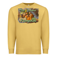 Antique Gold hey there pumpkin Premium Sweatshirt - BundleAndBundleShop