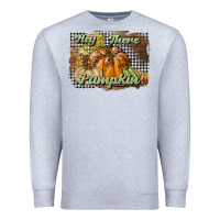Heather Grey hey there pumpkin Premium Sweatshirt - BundleAndBundleShop