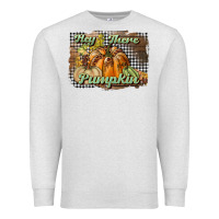 Oatmeal Heather hey there pumpkin Premium Sweatshirt - BundleAndBundleShop