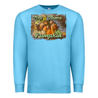 Ocean Blue hey there pumpkin Premium Sweatshirt - BundleAndBundleShop