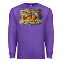 Purple hey there pumpkin Premium Sweatshirt - BundleAndBundleShop