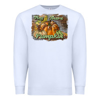 White hey there pumpkin Premium Sweatshirt - BundleAndBundleShop