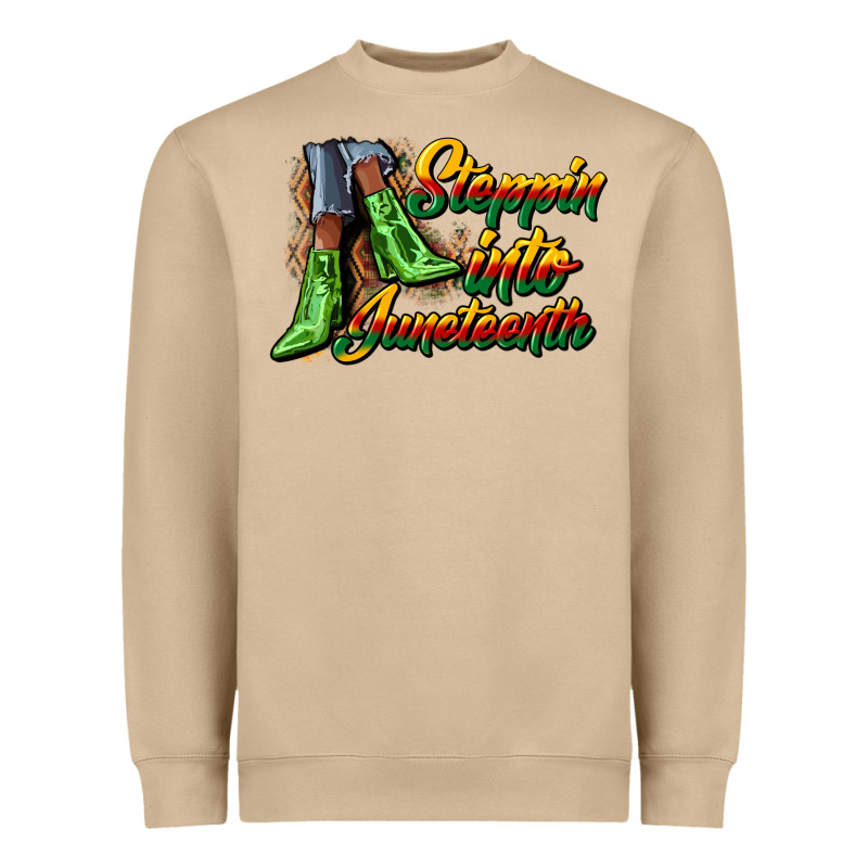 Steppin Into Juneteenth Heels Heavyweight Sweatshirt by CowGirlArtShop | Teevron