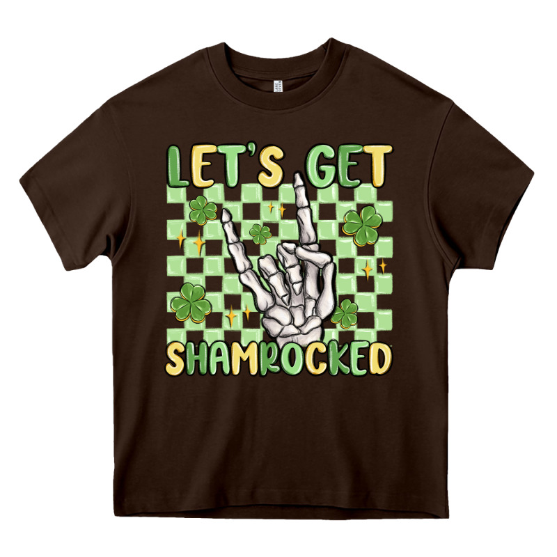 Let's Get Shamrocked Heavy Core Tee by MaliasSmallBusiness | Teevron