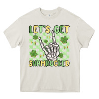 Cream let's get shamrocked Heavy Core Tee - MaliasSmallBusiness