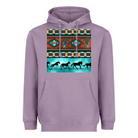Lavender native american aztec seamless pattern Heavyweight Hoodie - BundleAndBundleShop