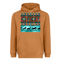 Meerkat native american aztec seamless pattern Heavyweight Hoodie - BundleAndBundleShop