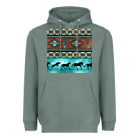 Sage native american aztec seamless pattern Heavyweight Hoodie - BundleAndBundleShop