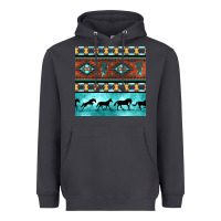 Smoke native american aztec seamless pattern Heavyweight Hoodie - BundleAndBundleShop