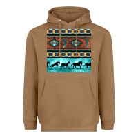 Toasted Coconut native american aztec seamless pattern Heavyweight Hoodie - BundleAndBundleShop