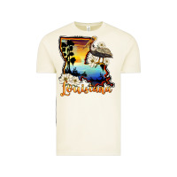 Vintage Arctic louisiana  sunset map magnolia Vintage Tee - BarkalooDesign