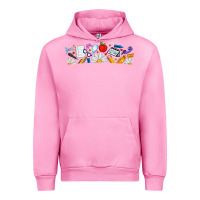 Fuchsia Pink Best Teacher Ever Urban Hoodie - CowhideDigitalArt