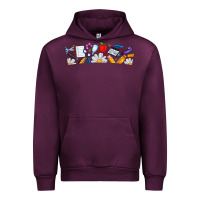 Mauve Wine Best Teacher Ever Urban Hoodie - CowhideDigitalArt