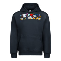 Navy Best Teacher Ever Urban Hoodie - CowhideDigitalArt