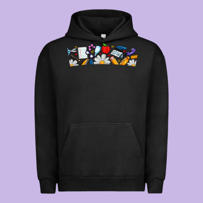 Best Teacher Ever Urban Hoodie Designed By Cowhidedigitalart