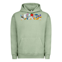 Pigment Oil Green Best Teacher Ever Urban Hoodie - CowhideDigitalArt