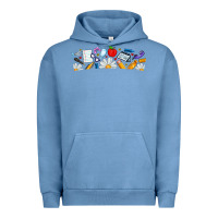 Pigment Pebble Blue Best Teacher Ever Urban Hoodie - CowhideDigitalArt
