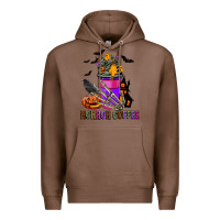 Chestnut Horror Coffee Premium Hoodie - FaDigitalArtStudio