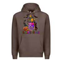 Coffee Horror Coffee Premium Hoodie - FaDigitalArtStudio