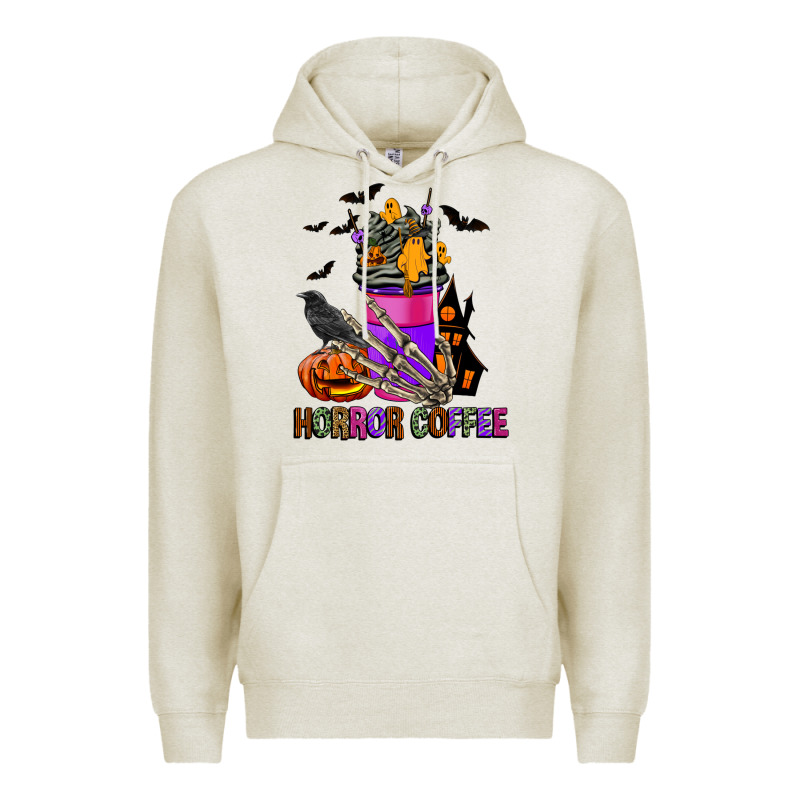 Horror Coffee Premium Hoodie by FaDigitalArtStudio | Teevron