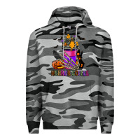 Slate Camo Horror Coffee Premium Hoodie - FaDigitalArtStudio