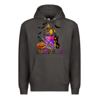 Smoke Horror Coffee Premium Hoodie - FaDigitalArtStudio