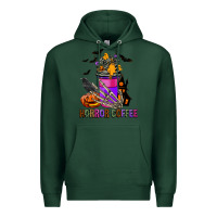 Sports Green Horror Coffee Premium Hoodie - FaDigitalArtStudio