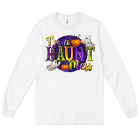White I'm a Haunt Mess Long Sleeve Tee - texasbilliewilder