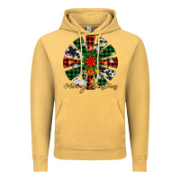 Vintage Mustard merry christmas windmill Vintage Hoodie - Jasminsmagicworld
