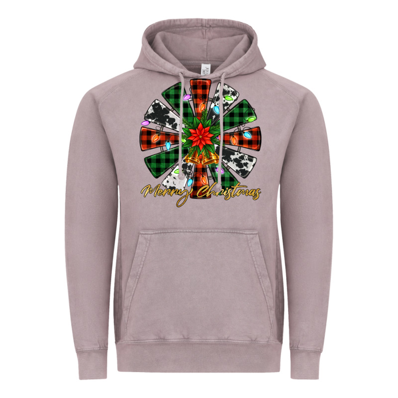 Merry Christmas Windmill Vintage Hoodie by Jasminsmagicworld | Teevron