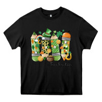 Black retro patricks day teacher life Heavy Core Tee - MaliasSmallBusiness
