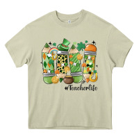 Retro Patricks Day Teacher Life Heavy Core Tee | Teevron