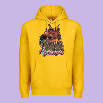 Mother's Day Glasses Leopard Bandana Mama Bear Hunting Fish Premium Hoodie Designed By Ranaportraitstore