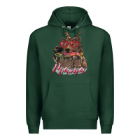 Sports Green Mother's Day Glasses Leopard Bandana Mama Bear Hunting Fish Premium Hoodie - RanaPortraitStore