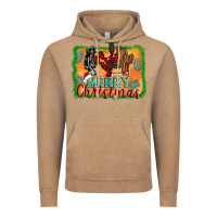 Vintage Coffee merry christmas cactus Vintage Hoodie - Jasminsmagicworld