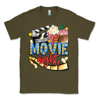 Army Green movie night Classic Tee - Artiststas