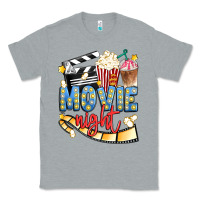 Heather Grey movie night Classic Tee - Artiststas