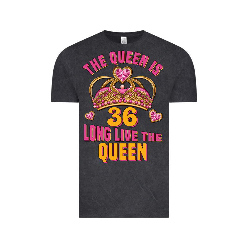 The Queen Is 36 Long Live The Queen Vintage Tee by Jasminsmagicworld | Teevron