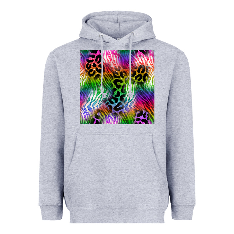 Neon Safari Seamless Pattern 2 Heavyweight Hoodie by BundleAndBundleShop | Teevron