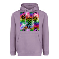 Lavender neon safari seamless pattern 2 Heavyweight Hoodie - BundleAndBundleShop