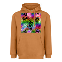 Meerkat neon safari seamless pattern 2 Heavyweight Hoodie - BundleAndBundleShop